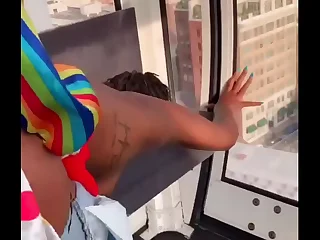 Gibby Get under one's Clown fucks girl 2,749 frontier fingers in Get under one's air